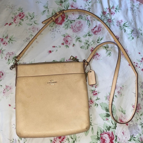 Coach Bags Coach Cream Crossbody Bag Poshmark